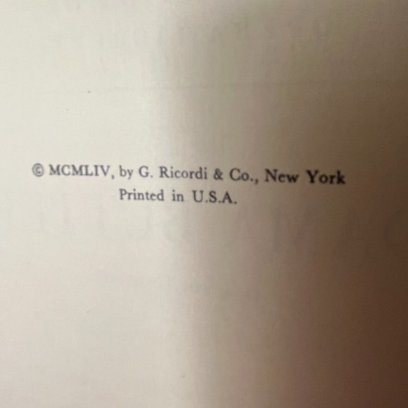 Madama Butterfly Libretto - Picture 3 of 5